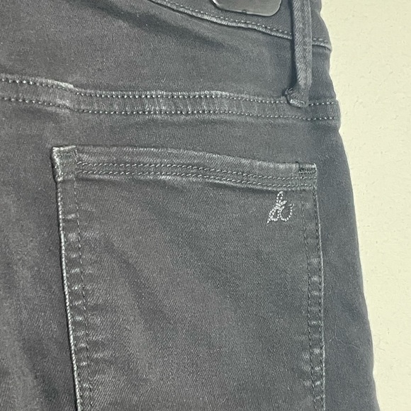 Sam Edelman The Stiletto Boot High Rise Boot Cut Jeans With Fringe Size 27 Women - Picture 10 of 11